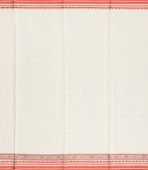 Peach Handloom Chanderi Cotton Saree With Printed Floral Motifs-CC1313