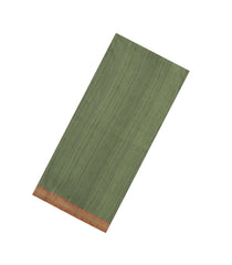 Olive Green Printed Synthetic Kotha Silk Saree With Contrast Border-SY0541