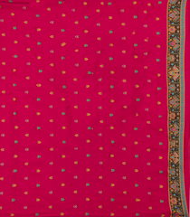 Black Printed Synthetics Dola Satin Saree With Paisley Motifs-BL5161