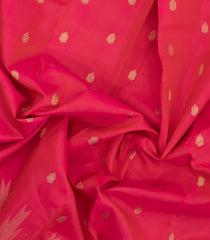 Hot Pink Handloom Kanchipuram Silk Saree With Annam Buttas-KA15055-Hot Pink