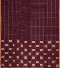 Maroon Woven Kota Silk Saree With Zari Checks-KO1062