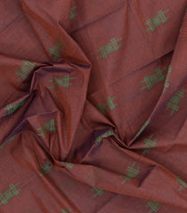 Maroon Woven Rasipuram Cotton Saree With Buttas-RA2662