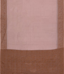 Dusty Pink Woven Tussar Silk Saree With Thread work Border-TU3155