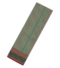 Shadow Green Handloom Kanchi Cotton Saree With Stripes-KC1575