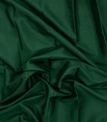 Dark Green Woven Mysore Silk Saree With Contrast Border-MS3414