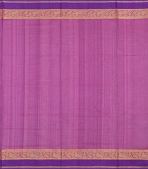 Magenta Handloom Silk Cotton Saree With Zari Buttas & Contrast Border-SC4808