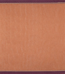Burugndy Printed Tussar Silk Saree With Kalamkari Motifs-TU3607