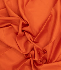Red Woven Mysore Silk Saree With Contrast Zari Border-MS3800