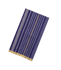 Lilac Woven Kora Soft Silk Saree With Dotted Stripes-SO4743