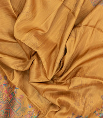Sandal Printed Synthetic Tussar Saree With Wedding Motifs-BL5358