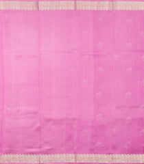 Pink Woven Banarasi Poona Silk Saree With Zari Buttas & Contrast Border-BP1021