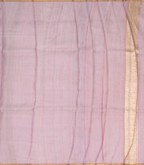 Dusty Pink Woven Tissue Saree With Floral Motifs