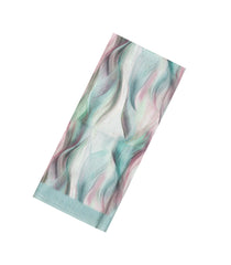 Turquoise Printed Synthetic Tussar Saree With Abstract Motifs-BL5373
