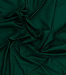 Dark Green Woven Mysore Silk Saree With Zari Border-MS3693