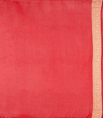Blue Handloom Banarasi Khaddi Georgette Silk Saree With Contrast Border-BE1795