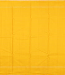 Green & Off White Handloom Soft Silk Saree With Silk Checks & Contrast Border-SO4517