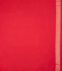 Red Handloom Banarasi Silk Saree With Meena Floral Motifs-BE1769