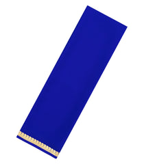 Blue Woven Mysore Silk Saree With Zari Border-MS3336