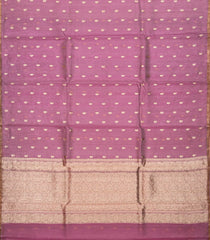 Dusty Pink Banarasi Tissue Silk Saree With Mango Buttas