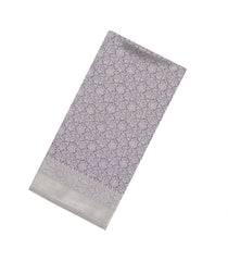 Lavender Woven Art Dupion Saree With Floral Zari Motifs-BL5974