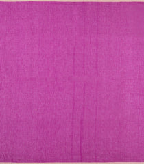 Magenta Handloom Bengal Cotton Saree With Floral Motifs-BG1963