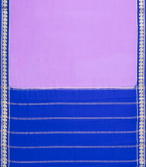 Lavender Woven Mysore Silk Saree With Contrast Border-MS3646