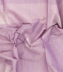 Lavender Handloom Village Cotton Saree With Buttas-VC1616