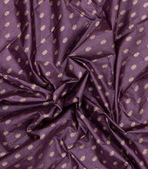 Lilac Woven Tussar Silk Saree With Floral Buttas-TU3424