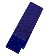 Blue Handloom Kanchipuram Silk Saree With Stripes-KA15103