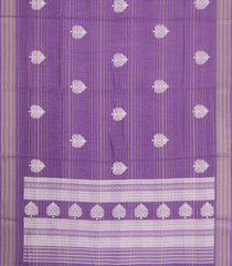 Mauve Printed Synthetic Dola Silk Saree With Zari Stripes & Border-SY0309
