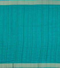 Cyan Printed Art Dola Silk Saree With Zari Border-BL5737