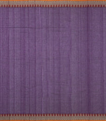 Dark Purple Handloom Kanchi Cotton Saree With Mango Buttas-KC1635