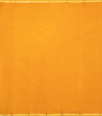 Mustard Woven Mysore Silk Saree With Zari Border-MS3689