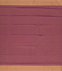 Purple Handloom Soft Silk Saree With Floral Vine Motifs-SO4272