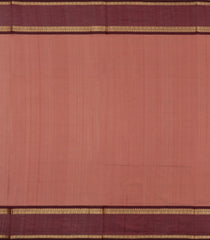 Peach Handloom Silk Cotton Saree With Buttas-SC4409
