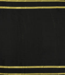 Crimson Woven Mysore Silk Saree With Contrast Zari Border-MS3591