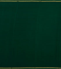 Dark Green Woven Mysore Silk Saree With Pure Zari Stripes -MS3279