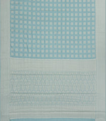 Grey Woven Synthetic Viscose Saree With Floral Zari Motifs & Border-BL5077