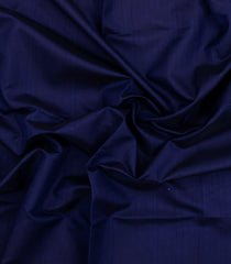 Navy Blue Woven Art Dupion Saree With Meena Floral Border-BL5923
