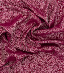 Magenta Woven Mysore Silk Saree With Abstract Motifs-MS3443