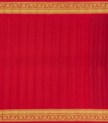 Blue Handloom Gadwal SICO Saree With Cotton Body & Silk Border-GA0366