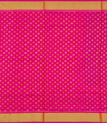 Purple Handloom Pochampally Ikat Silk Saree With Tie & Dye Motifs -IK0431