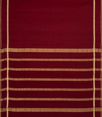 Maroon Woven Mysore Silk Saree With Zari Border-MS3629