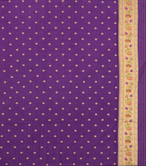 Taupe Woven Dupion Silk Saree With Buttas & Meena Borders-DS0584