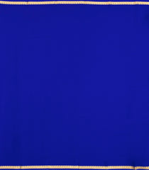 Blue Woven Mysore Silk Saree With Zari Border-MS3336