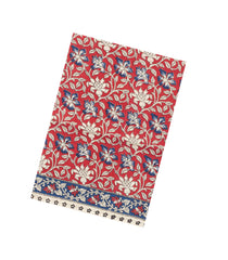 Red Printed Kalamkari Cotton Saree -KAL1232