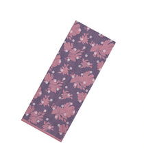 Lilac Printed Synthetics Dola Silk Saree With Floral Motifs-BL5277