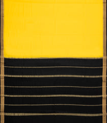 Yellow Woven Mysore Silk Saree With Contrast Zari Border-MS3615