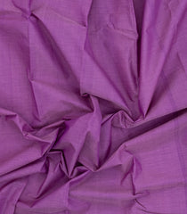 Lilac Woven Chettinad Cotton Saree With Contrast Border-CN1895