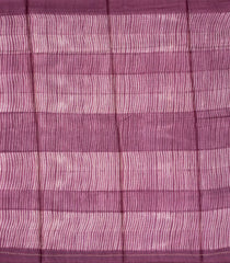 Indigo Handloom Tussar Silk Saree With Printed Geometric Motifs-TU2772